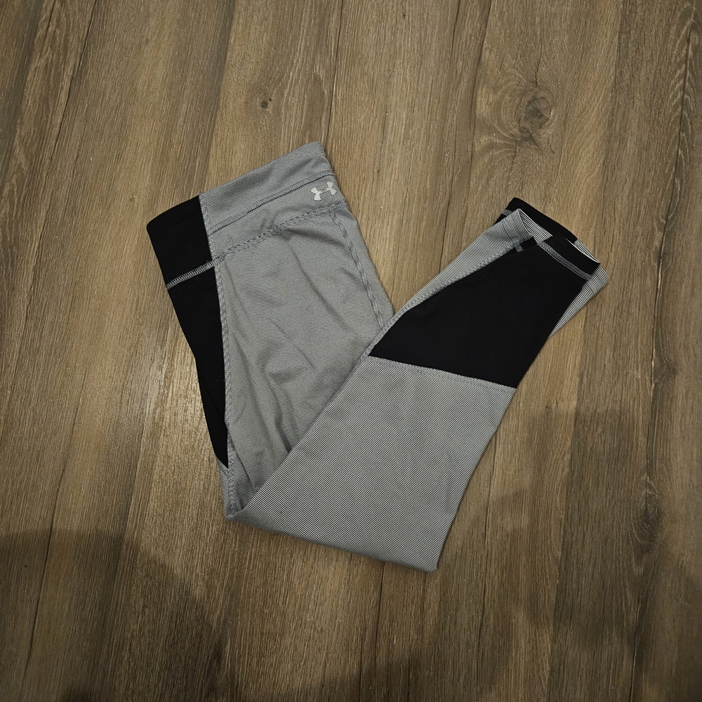 Under Armour Gray and Black Leggings